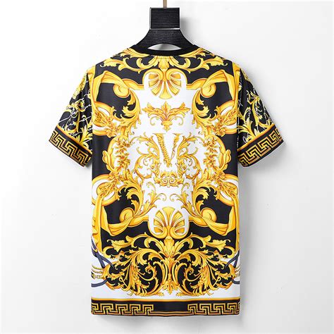 black and red versace shirt replica|Versace T.